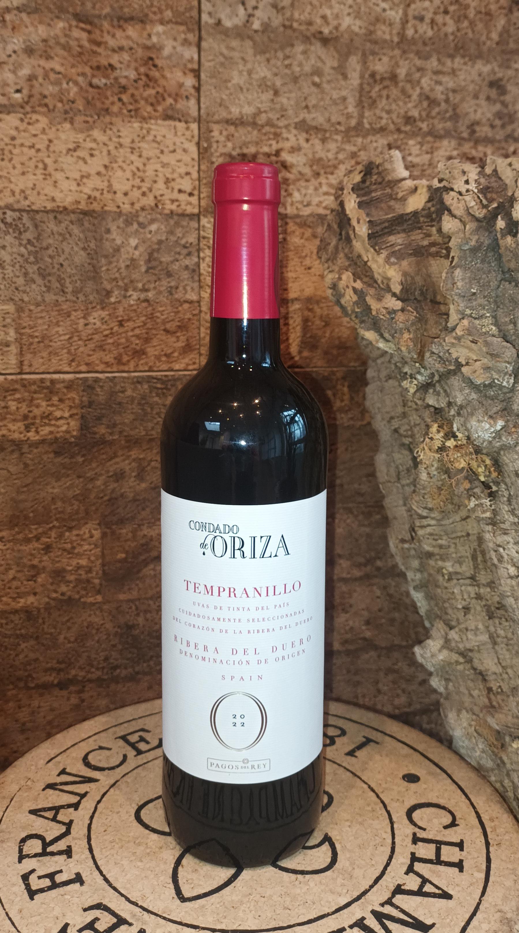 Condado de Oriza trockener Rotwein 2022 aus 100% Tempranillo, Herkunft aus der Ribera del Duero