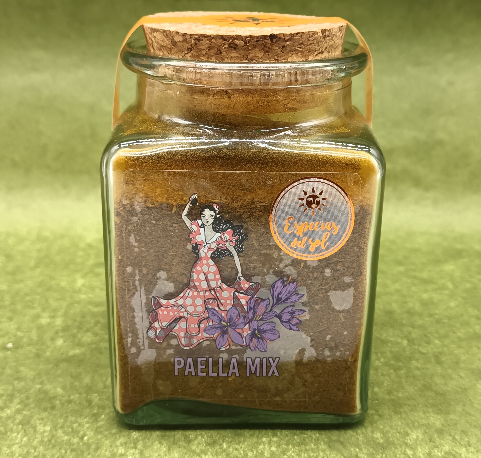 Paella Mix erlesene Gewürz Mischung im Glas, ideal zum Würzen von Paella, Reis- oder Fisch Gerichten