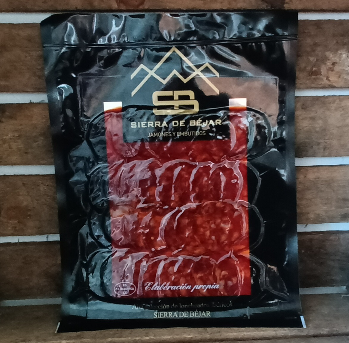 Chorizo Bellota Iberico 100 % Iberico Schwein Delikatesse aus Spanien , mageres Schweinefleisch in Scheiben 120 Gramm